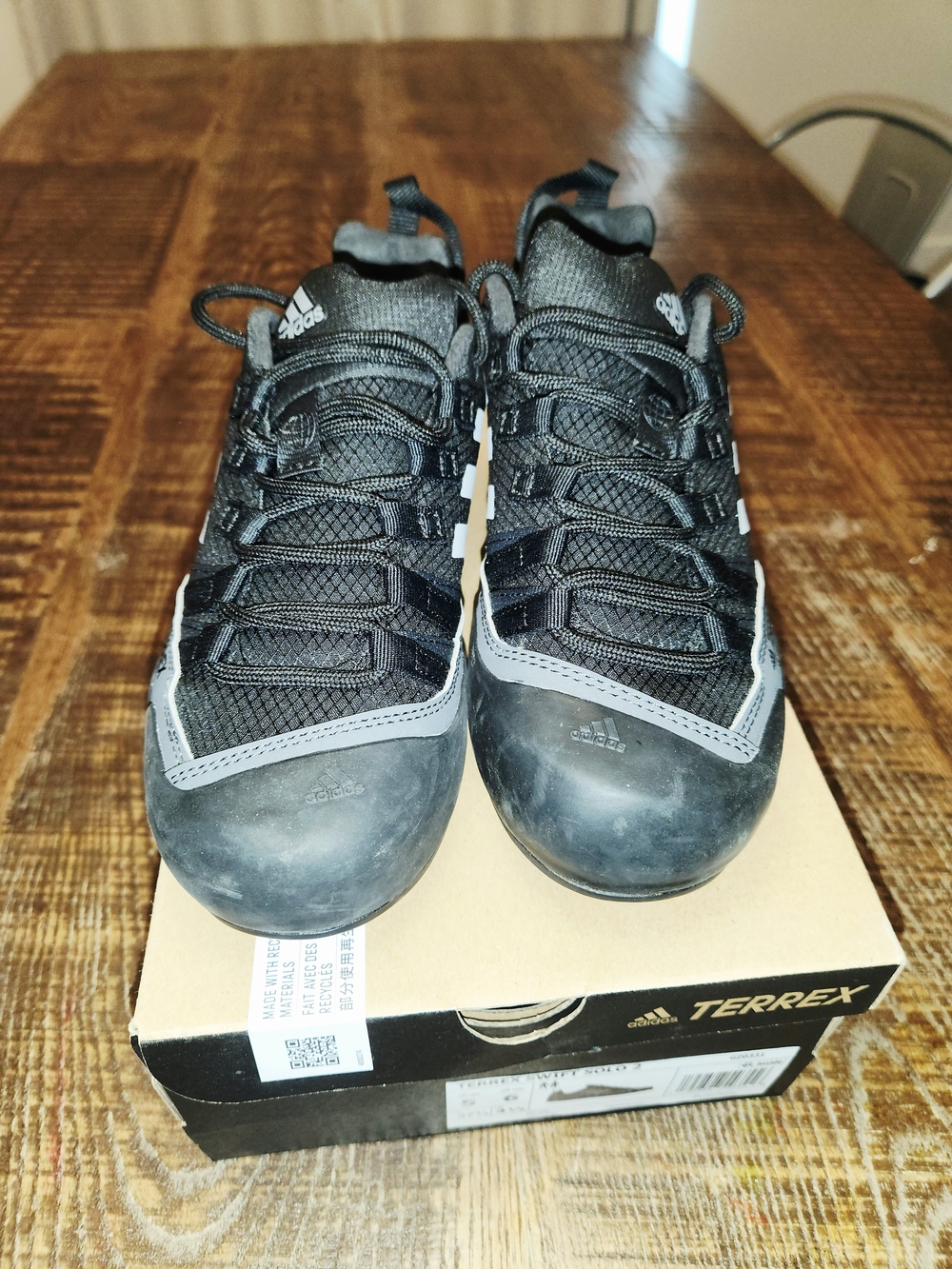 adidas Terrex Men’s Black Outdoor Hiking Shoes